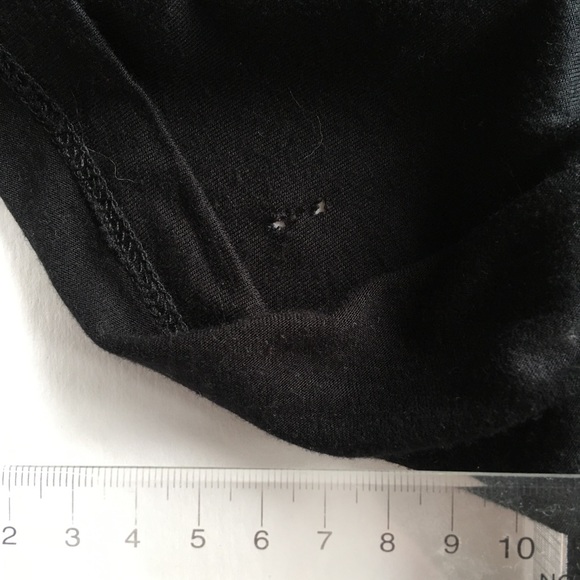 Embroidered & Sequined Black Top 100% Viscose - Picture 8 of 8